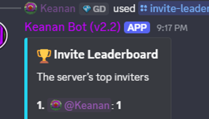 Screenshot of Invite Tracking+